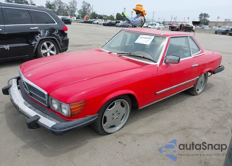 1979 Mercedes 450 Sl C z USA, uszkodzony, nr VIN 10704412052399